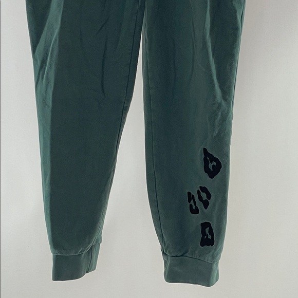 Bedhead Pajamas, Emerald Leopard Sweatpants, XS - Picture 9 of 11